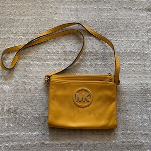 Michael Kors Mustard Yellow Crossbody Bag